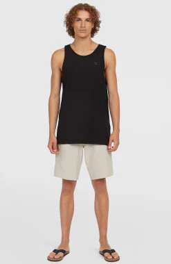 Homme O'Neill T-Shirts|Protection Anti-Uv-HommesDébardeur Slub | Noire