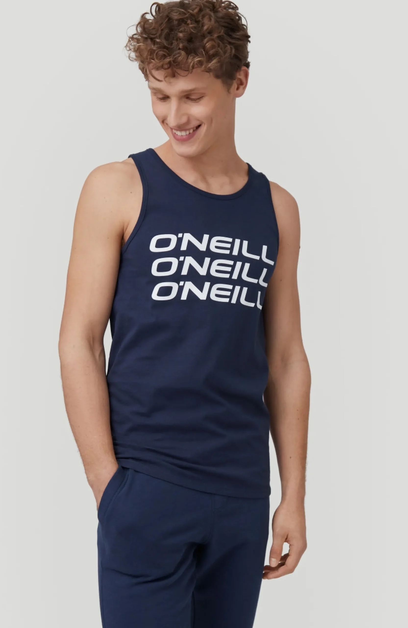 Homme O'Neill T-Shirts|Protection Anti-Uv-HommesDébardeur Triple Stack| Bleu