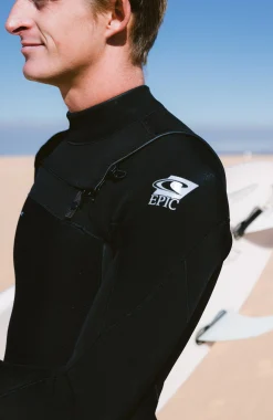 Homme O'Neill Combinaisons|Protection Anti-Uv-HommesEpic 5/4mm Chest Zip Full Wetsuit| Noire