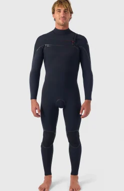 Homme O'Neill Combinaisons|Protection Anti-Uv-HommesHyperfreak Fire 4/3mm+ Chest Zip Full Wetsuit| Noire
