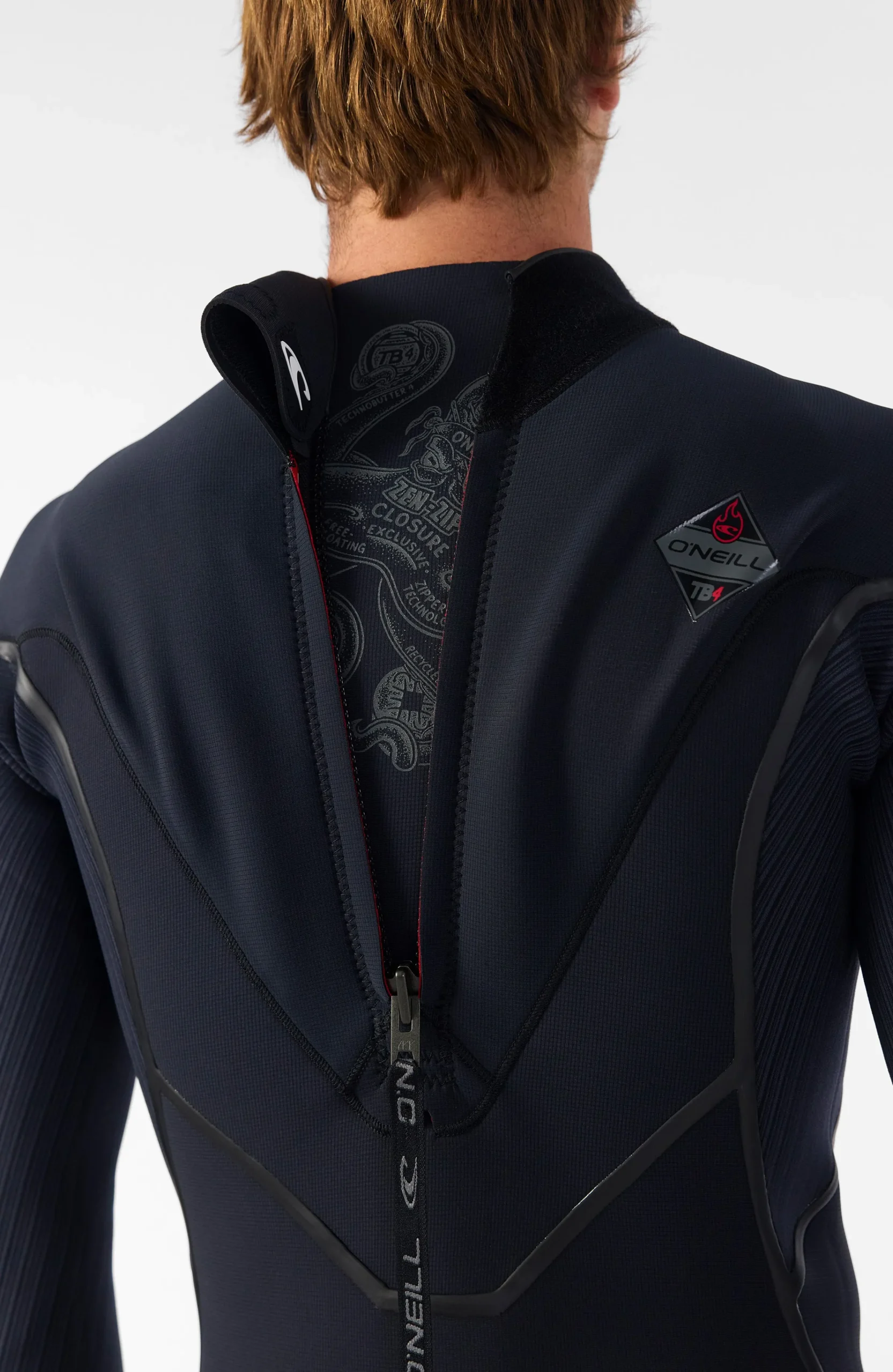 Homme O'Neill Combinaisons|Protection Anti-Uv-HommesHyperfreak Fire 4/3mm+ Back Zip Full Wetsuit| Noire