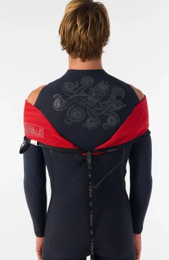 Homme O'Neill Combinaisons|Protection Anti-Uv-HommesHyperfreak Fire 4/3mm+ Back Zip Full Wetsuit| Noire