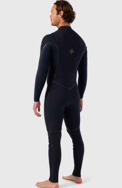 Homme O'Neill Combinaisons|Protection Anti-Uv-HommesHyperfreak Fire 3/2mm+ Chest Zip Full Wetsuit| Noire