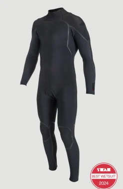 Homme O'Neill Combinaisons|Protection Anti-Uv-HommesHyperfreak Fire 3/2mm+ Back Zip Full Wetsuit| Noire