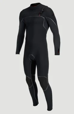 Homme O'Neill Combinaisons|Protection Anti-Uv-HommesHyperfreak Fire 5/4mm+ Chest Zip Full Wetsuit| Noire