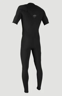Homme O'Neill Combinaisons|Protection Anti-Uv-HommesHyperfreak 2mm Chest Zip Shortsleeve Full Wetsuit| Noire