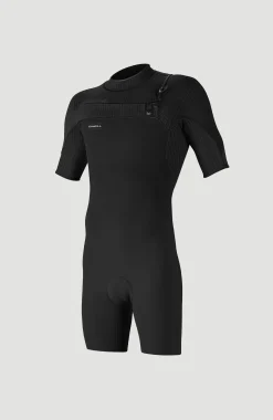 Homme O'Neill Combinaisons|Protection Anti-Uv-HommesHyperfreak 2mm Chest Zip Shortsleeve Spring Wetsuit| Noire