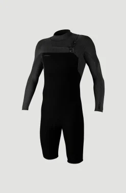 Homme O'Neill Combinaisons|Protection Anti-Uv-HommesHyperfreak 2mm Chest Zip Longsleeve Spring Wetsuit| Noire