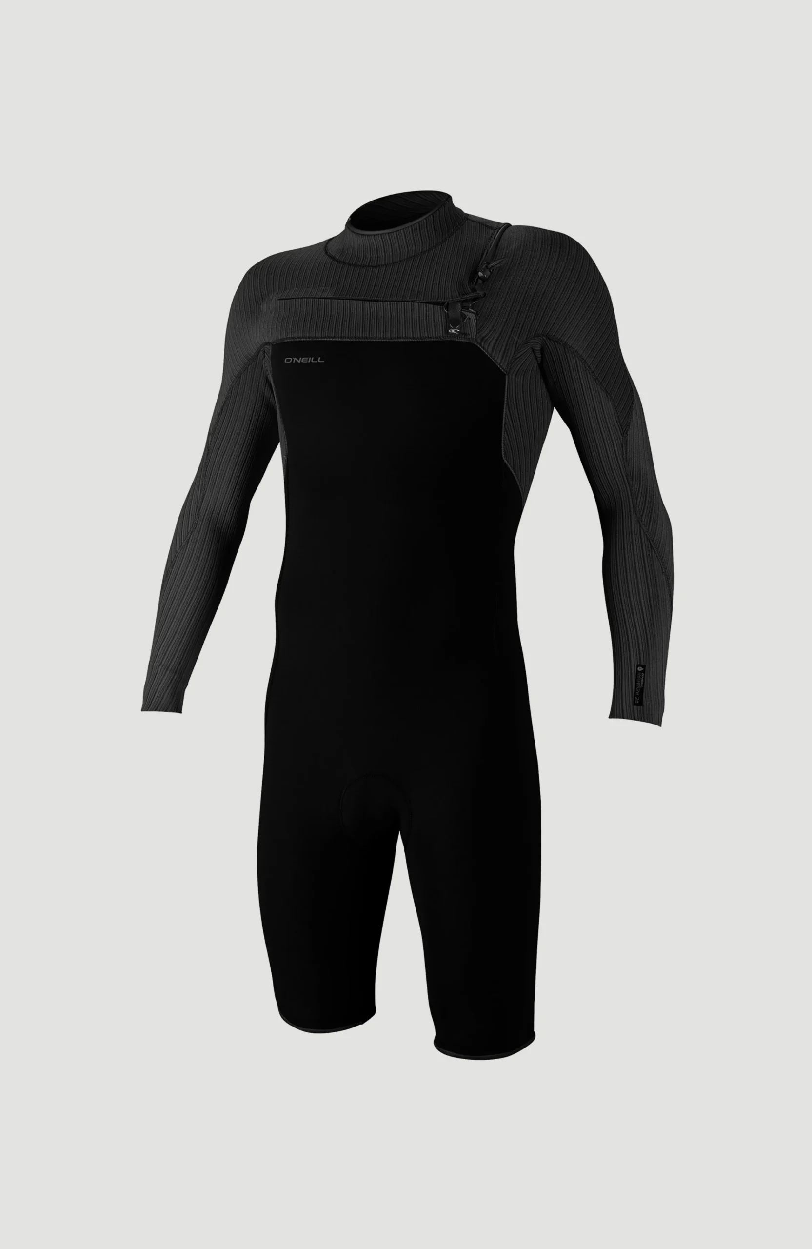 Homme O'Neill Combinaisons|Protection Anti-Uv-HommesHyperfreak 2mm Chest Zip Longsleeve Spring Wetsuit| Noire
