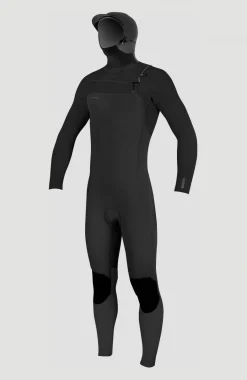 Homme O'Neill Combinaisons|Protection Anti-Uv-HommesHyperfreak Plus 4/3mm Chest Zip Hood| Noire