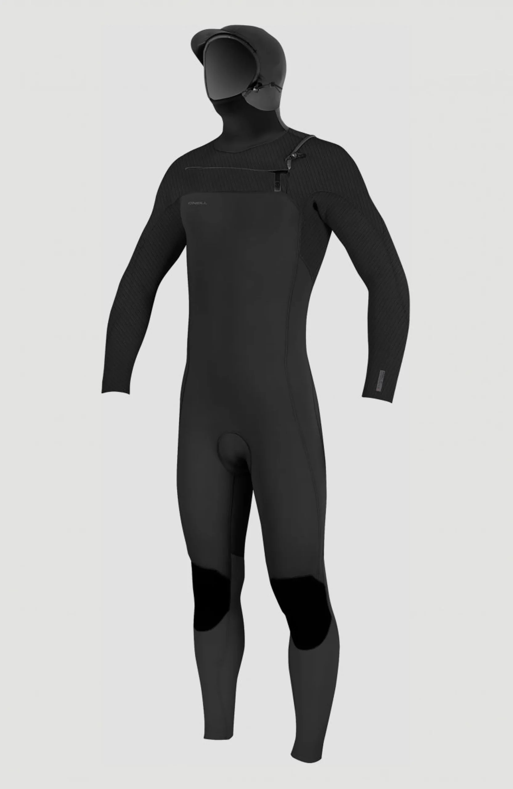 Homme O'Neill Combinaisons|Protection Anti-Uv-HommesHyperfreak Plus 4/3mm Chest Zip Hood| Noire