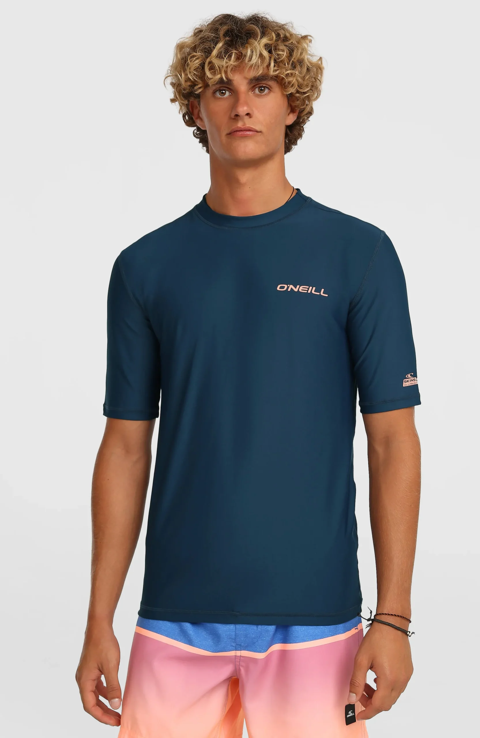 Homme O'Neill Protection Anti-Uv|Protection Anti-Uv-HommesLycra à manches courtes | Bleu