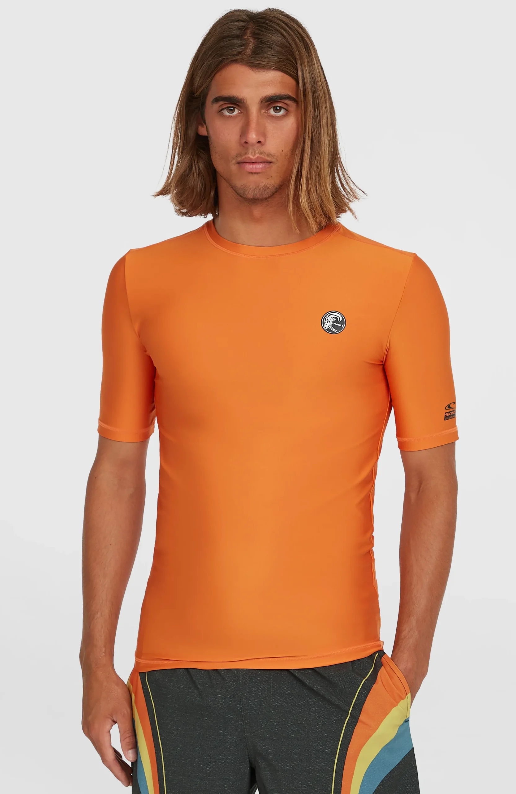 Homme O'Neill Protection Anti-Uv|Protection Anti-Uv-HommesLycra à manches courtes O'Riginals| Orange
