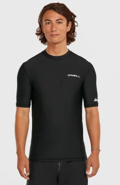 Homme O'Neill Protection Anti-Uv|Protection Anti-Uv-HommesLycra à manches courtes | Noire