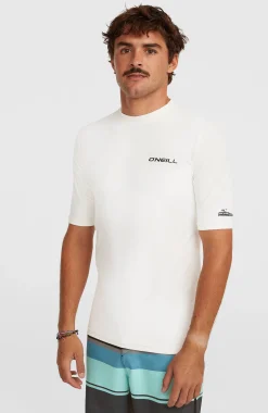 Homme O'Neill Protection Anti-Uv|Protection Anti-Uv-HommesLycra à manches courtes | Blanc