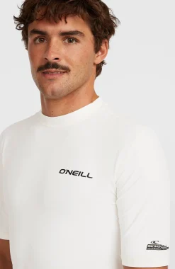 Homme O'Neill Protection Anti-Uv|Protection Anti-Uv-HommesLycra à manches courtes | Blanc