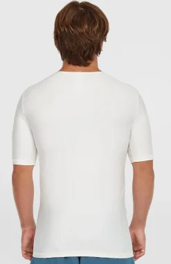 Homme O'Neill Protection Anti-Uv|Protection Anti-Uv-HommesLycra à manches courtes Essentials| Blanc