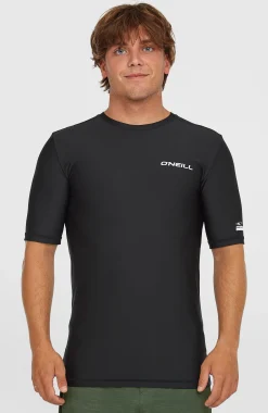 Homme O'Neill Protection Anti-Uv|Protection Anti-Uv-HommesLycra à manches courtes Essentials| Noire