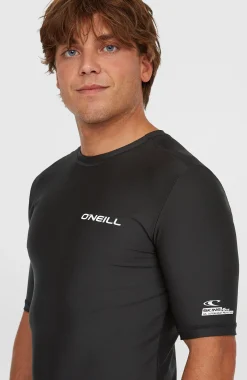 Homme O'Neill Protection Anti-Uv|Protection Anti-Uv-HommesLycra à manches courtes Essentials| Noire