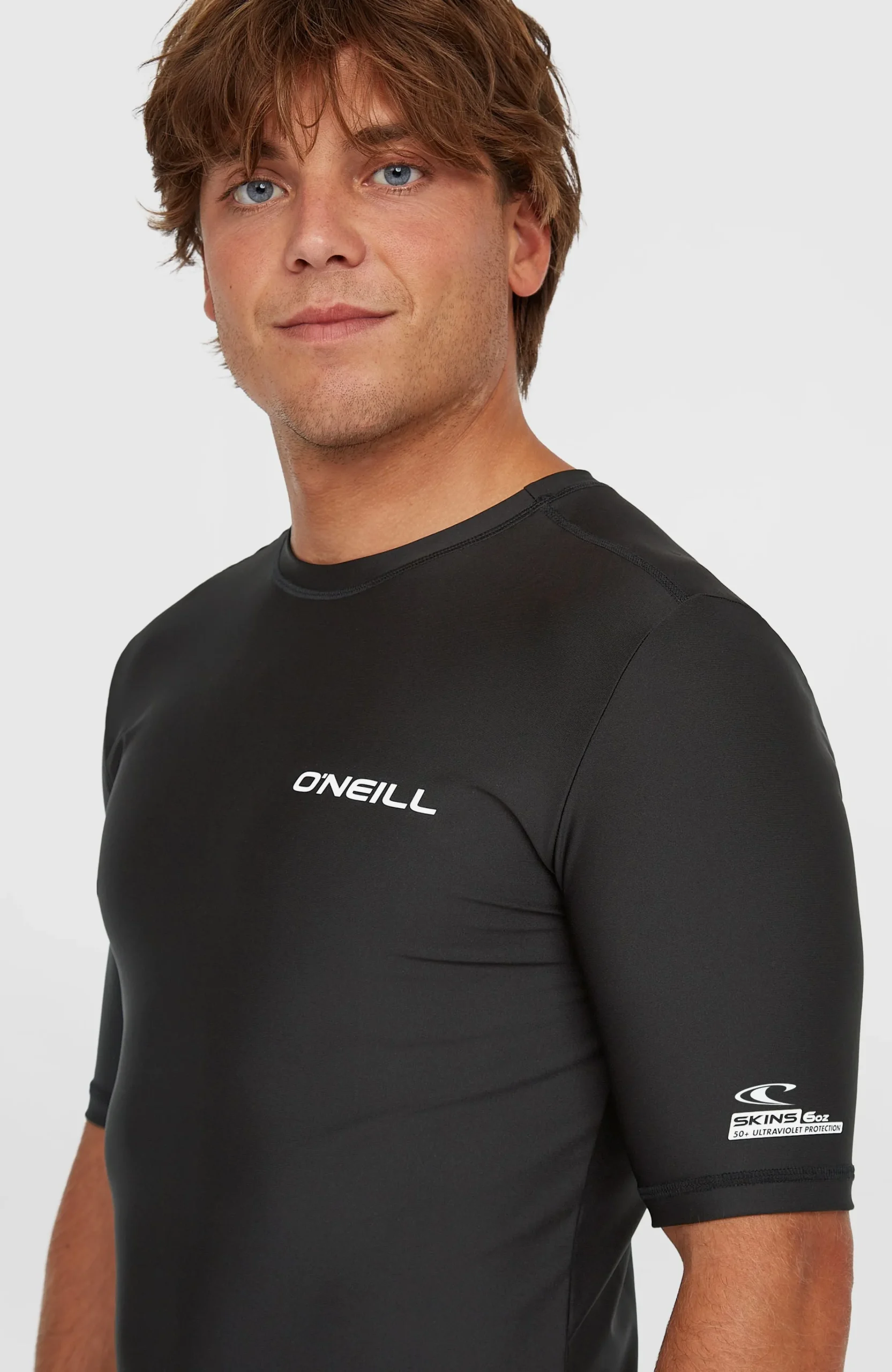 Homme O'Neill Protection Anti-Uv|Protection Anti-Uv-HommesLycra à manches courtes Essentials| Noire