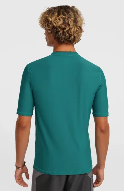 Homme O'Neill Protection Anti-Uv|Protection Anti-Uv-HommesLycra à manches courtes | Vert