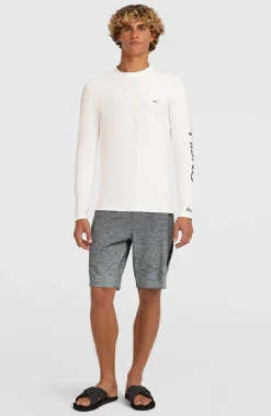 Homme O'Neill Protection Anti-Uv|Protection Anti-Uv-HommesLycra à manches longues | Blanc