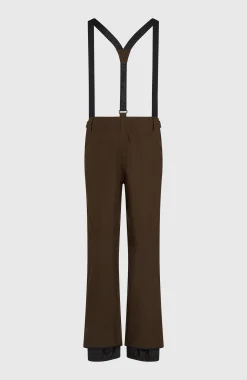 Homme O'Neill Pantalons De Ski|Pantalons De Snowboard-HommesPantalon de ski à bretelles FWC'Cruz| Brun
