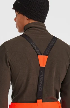Homme O'Neill Pantalons De Ski|Pantalons De Snowboard-HommesPantalon de ski à bretelles FWC'Cruz| Rouge
