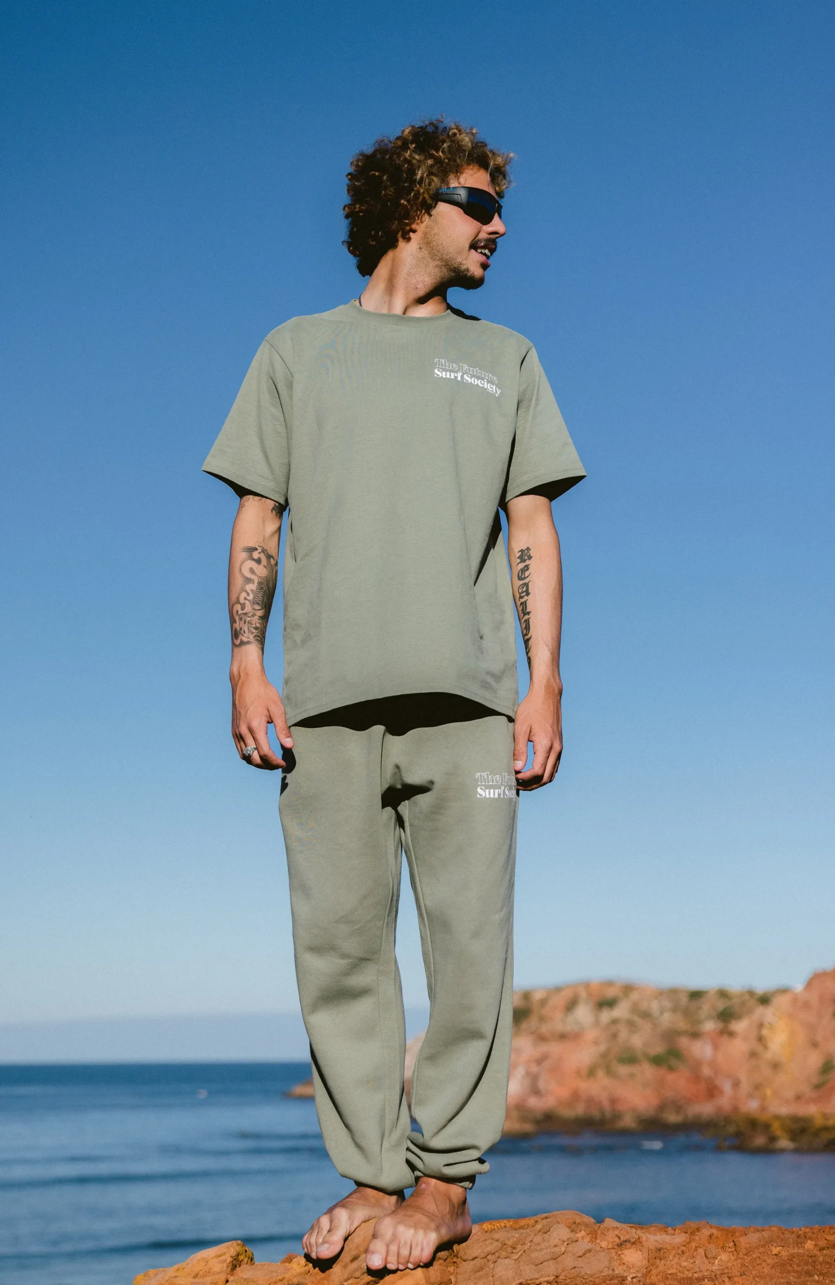 Homme O'Neill Pantalons|Protection Anti-Uv-HommesPantalon de survêtement Future Surf Society| Vert