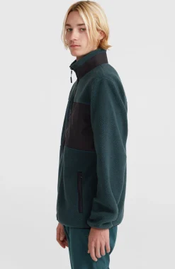 Homme O'Neill Polaires|Protection Anti-Uv-HommesPolaire à poils longs et zip intégral| Bleu