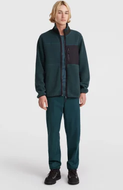 Homme O'Neill Polaires|Protection Anti-Uv-HommesPolaire à poils longs et zip intégral| Bleu