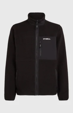 Homme O'Neill Polaires|Protection Anti-Uv-HommesPolaire à poils longs et zip intégral Must-Have| Noire