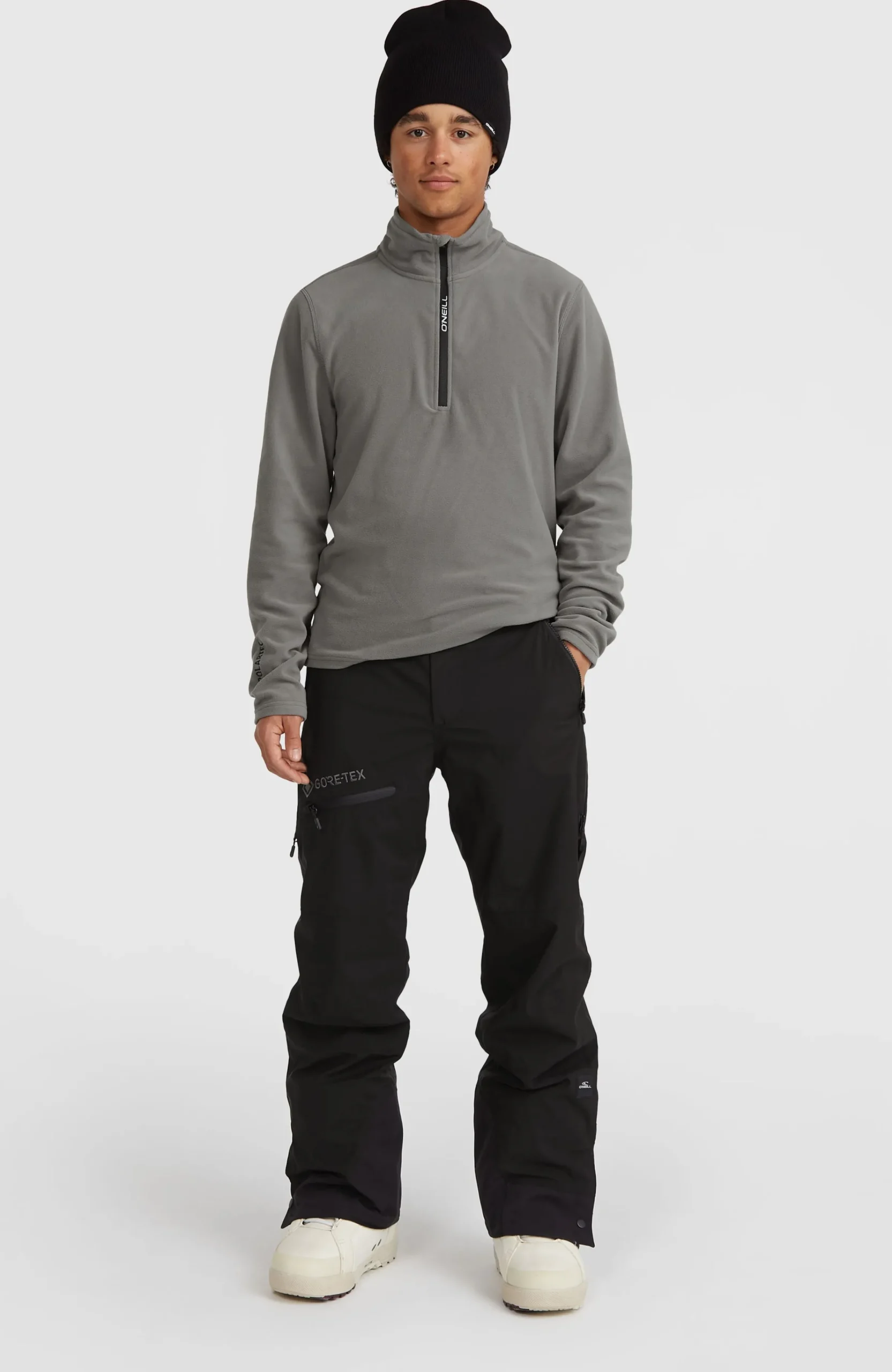 Homme O'Neill Polaires|Polaires & Sous-Couches-HommesPolaire Jack's Polartec® 100 à col demi-zip| Gris