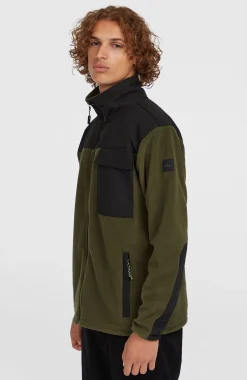 Homme O'Neill Polaires|Polaires & Sous-Couches-HommesPolaire Utility Polartec® 200 à zip intégral| Vert Mix