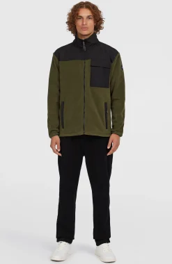Homme O'Neill Polaires|Polaires & Sous-Couches-HommesPolaire Utility Polartec® 200 à zip intégral| Vert Mix