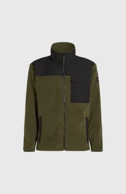 Homme O'Neill Polaires|Polaires & Sous-Couches-HommesPolaire Utility Polartec® 200 à zip intégral| Vert Mix