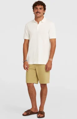 Homme O'Neill Polos|Protection Anti-Uv-HommesPolo Slub| Blanc