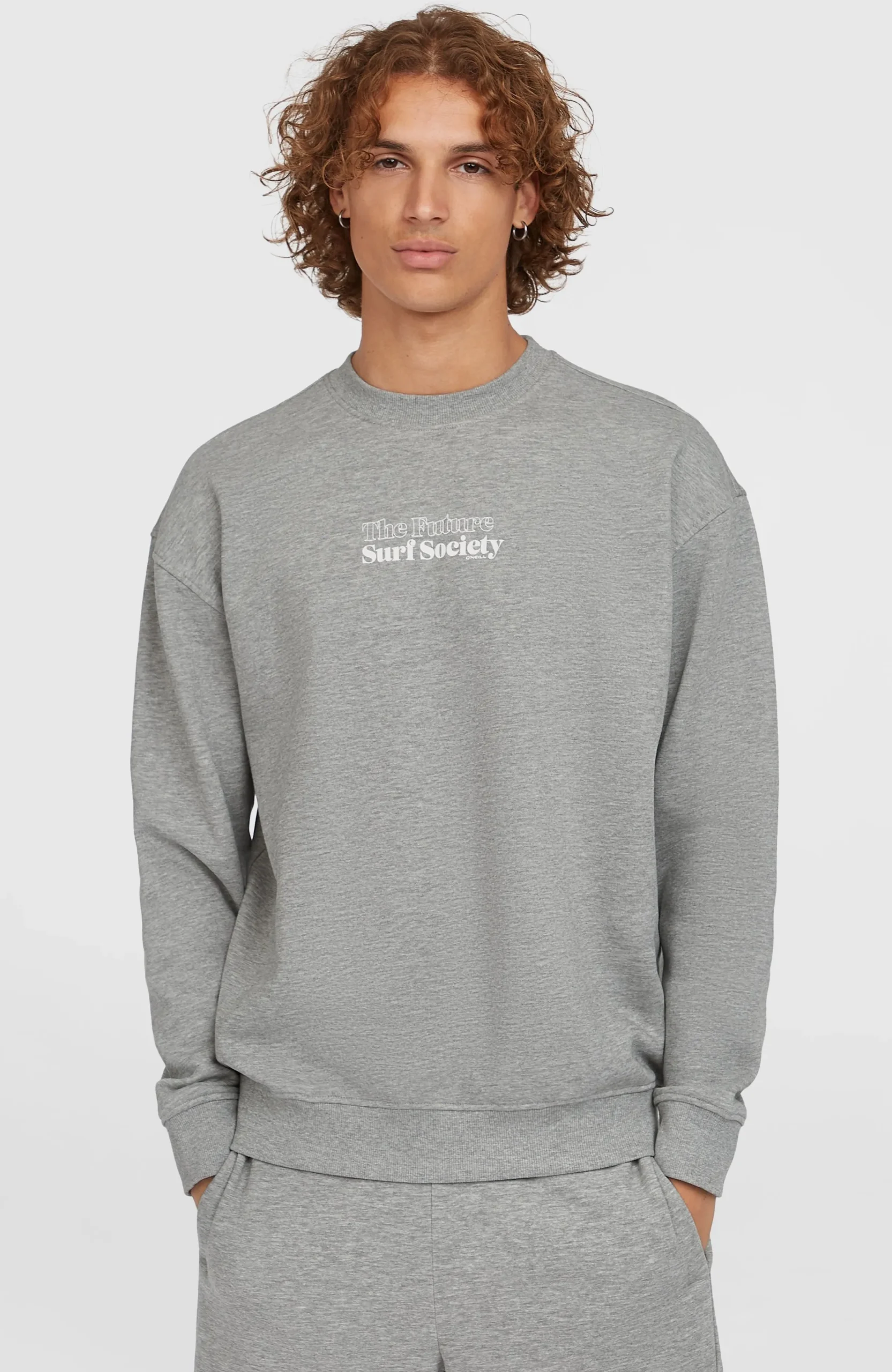 Homme O'Neill Sweats & Pulls|Protection Anti-Uv-HommesPull Future Surf Society Crew| Gris