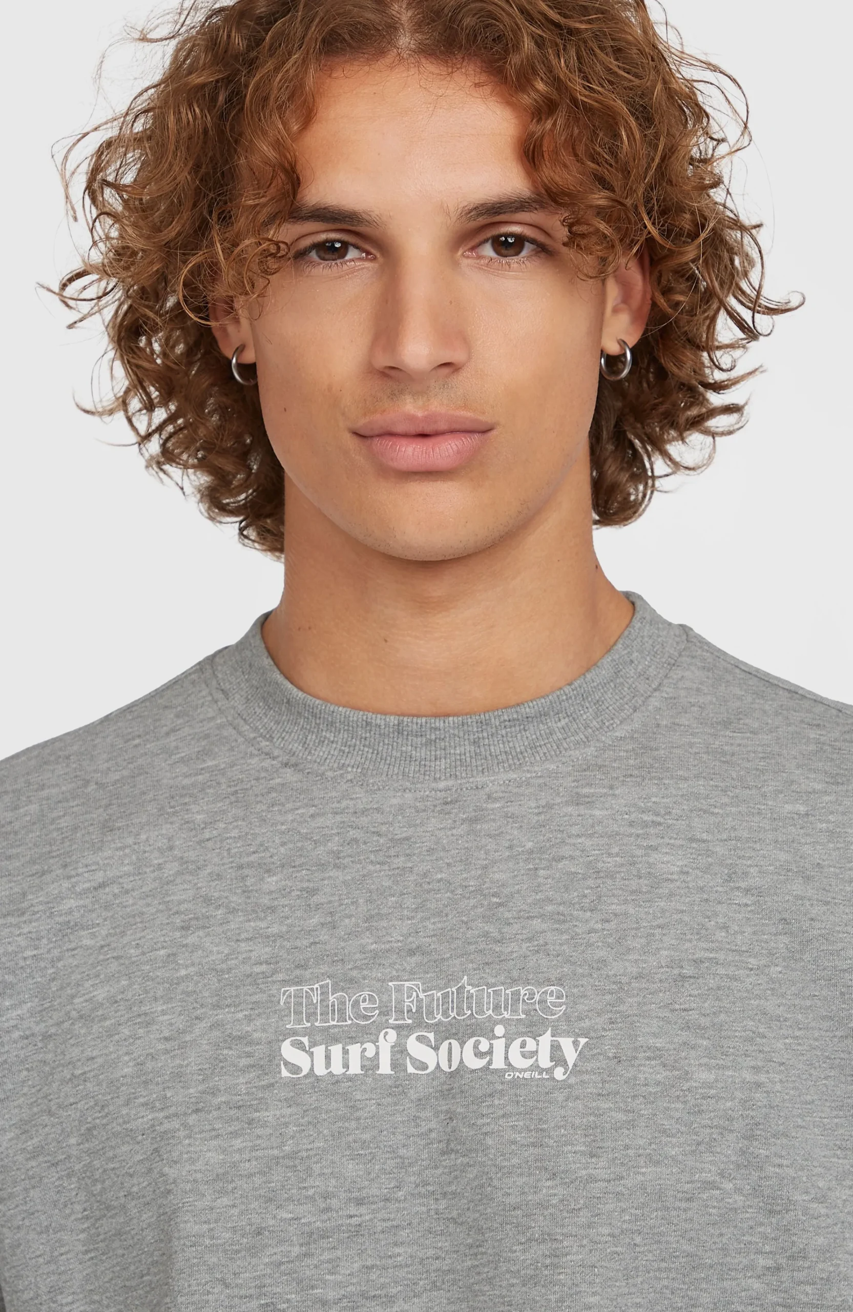 Homme O'Neill Sweats & Pulls|Protection Anti-Uv-HommesPull Future Surf Society Crew| Gris