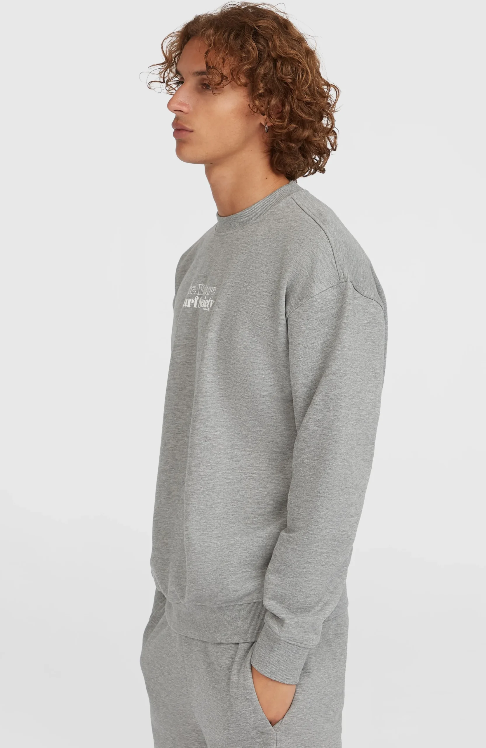 Homme O'Neill Sweats & Pulls|Protection Anti-Uv-HommesPull Future Surf Society Crew| Gris