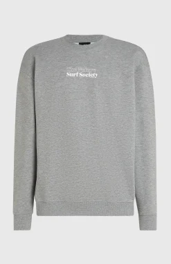 Homme O'Neill Sweats & Pulls|Protection Anti-Uv-HommesPull Future Surf Society Crew| Gris