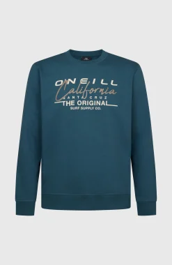 Homme O'Neill Sweats & Pulls|Protection Anti-Uv-HommesPull California Graphic Crew| Bleu