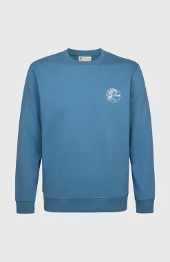 Homme O'Neill Sweats & Pulls|Protection Anti-Uv-HommesPull O'Riginals Chest Print Crew| Bleu