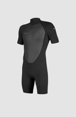 Homme O'Neill Combinaisons|Protection Anti-Uv-HommesReactor-2 2mm Back Zip Short Sleeve Spring Wetsuit| Noire