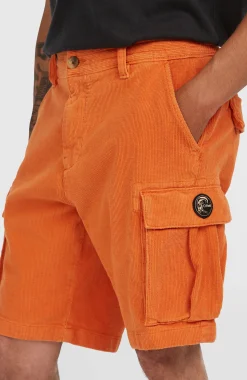 Homme O'Neill Shorts|Protection Anti-Uv-HommesShort cargo O'Riginals Cord| Orange