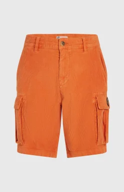 Homme O'Neill Shorts|Protection Anti-Uv-HommesShort cargo O'Riginals Cord| Orange