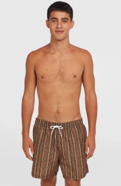 Homme O'Neill Shorts De Bain|Protection Anti-Uv-HommesShort de bain Cali Print 15''| Orange
