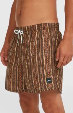 Homme O'Neill Shorts De Bain|Protection Anti-Uv-HommesShort de bain Cali Print 15''| Orange