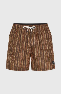 Homme O'Neill Shorts De Bain|Protection Anti-Uv-HommesShort de bain Cali Print 15''| Orange