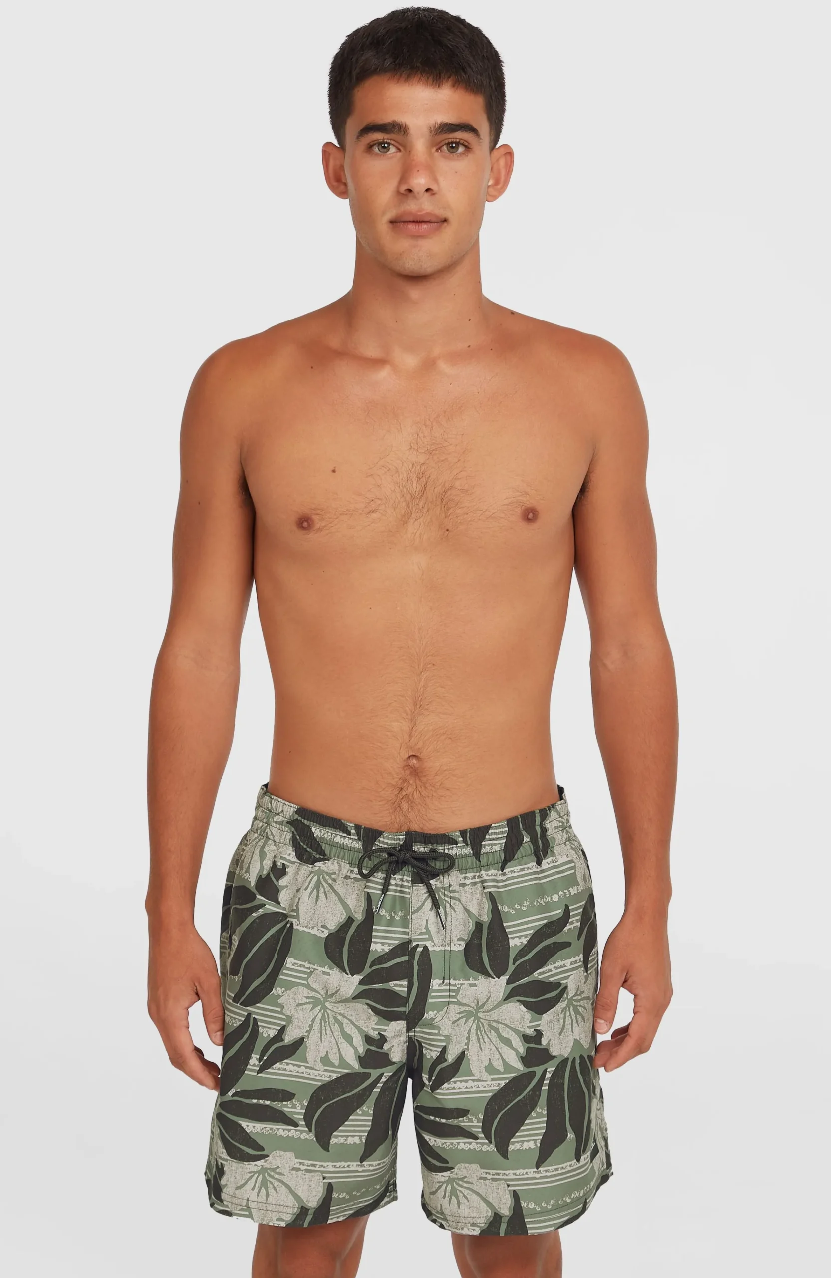 Homme O'Neill Shorts De Bain|Protection Anti-Uv-HommesShort de bain Cali Floral 16''| Vert